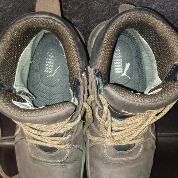 Puma Women's Brown Composite Toe Boots - Picture 9 of 9